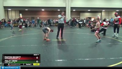 75 lbs Round 3 (6 Team) - Paxton Beckett, Backyard Brawlers vs Finley Crow, Steel Valley