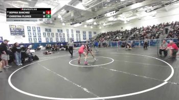 120 lbs Champ. Round 1 - Sophia Sanchez, Redondo Union vs Christina Flores, Villa Park