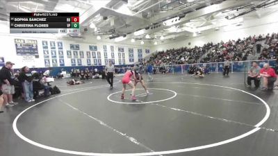 120 lbs Champ. Round 1 - Sophia Sanchez, Redondo Union vs Christina Flores, Villa Park