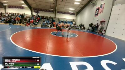 190 lbs Semifinal - Elijah Timbers, Natrona County vs Taj Prine, Lander Valley