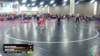 135 lbs Round 3 (8 Team) - Rylan Hansen, Nebraska Wonder Women (A Team) vs Averi Burke, Team Iowa Mermaid Mafia
