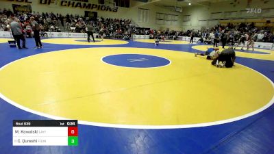 109 lbs Consi Of 8 #1 - Michael Kowalski, Layton (UT) vs Christopher Qureshi, Fountain Valley