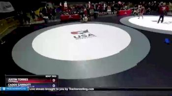 120 lbs Quarterfinal - Justin Torres, California vs Caden Garriott, Church Boyz Wrestling Club