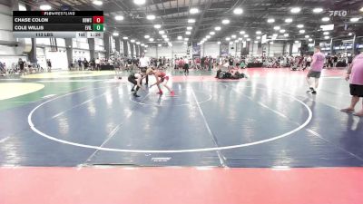 113 lbs Rr Rnd 1 - Chase Colon, OBWC Blue vs Cole Willis, Evil Empire Red