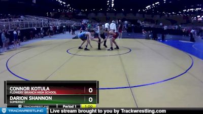 125 lbs Cons. Round 2 - Darion Shannon, Somerset vs Connor Kotula, Flowery Branch High School