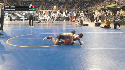65 lbs Consy 4 - Cole Lebec, Mt. Lebanon vs Casen Taff, Nazareth