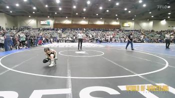 67 lbs Consi Of 16 #2 - Brody Romero, Colorado Regulators vs Cailin Kelsay, Willits Grappling Pack