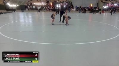 70 lbs Cons. Round 2 - Lincoln Pilant, Elite Wrestling Academy vs Clayton Pilant, Elite Wrestling Academy