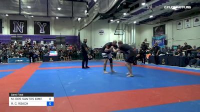MAX DOS SANTOS GIMENIS vs RYAN C. ROACH 2019 Pan IBJJF Jiu-Jitsu No-Gi Championship