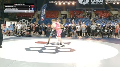 190 lbs Cons. Sub-rd Of 16 - John Manley, Ohio vs Michael Feeney, Ohio