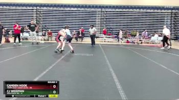 100 lbs Round 3 (6 Team) - Camden Hook, Terps East Coast Elite vs CJ Weidman, Wolfpack WC