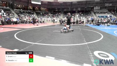 52 lbs Quarterfinal - Turner Grant, Oklahoma Phantom Wrestling Club (OPWC) vs Krue Goodin, Cowboy Wrestling Club