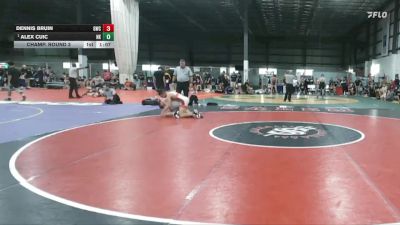 126 lbs Champ. Round 3 - Alex Cuic, New Kent vs Dennis Bruin, Grizzly Wrestling Club