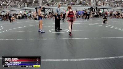 132 lbs Round 1 (8 Team) - Sierra Chiesa, PA West Black vs Molly Lubenow, D3 Training Center