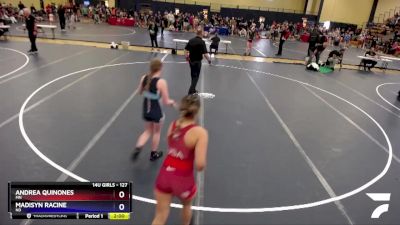 127 lbs Round 2 - Andrea Quinones, MN vs Madisyn Racine, ND