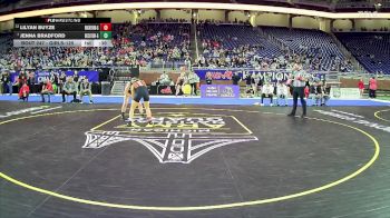 Girls-125 lbs Cons. Round 2 - Lilyan Buyze, Rockford Hs Girls vs Jenna Bradford, Decatur Hs Girls