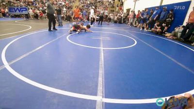 119 lbs Rr Rnd 1 - Declan Forrest, Vinita Kids Wrestling vs Carson Osburn, Vinita Kids Wrestling