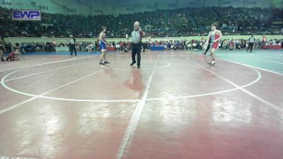 160 lbs Consi Of 64 #2 - Cash Chrane, Hinton Comets vs Max Brooks, Bixby