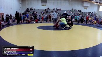 78 lbs Champ. Round 1 - Landen Martinez, Hobart Wrestling Club vs Blake Walters, Midwest Xtreme Wrestling