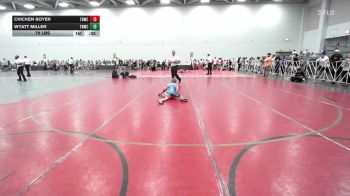 70 lbs Rr Rnd 1 - Chicken Boyer, TDWC Minions Blue - EL vs Wyatt Miller, TNWC - EL