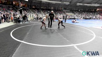 67 lbs Consi Of 16 #1 - Sean Barton, Warrior Wrestling Club vs Beau Ferrell, Weatherford Youth Wrestling