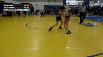 96 lbs Round Of 32 - River Miker, TriState Hammers vs Caleb Berrier, East Pennsboro
