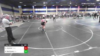 114 lbs Rr Rnd 3 - Zachary Zentner, Team SoCal vs Andrew Rodriguez, Dog Pound WC