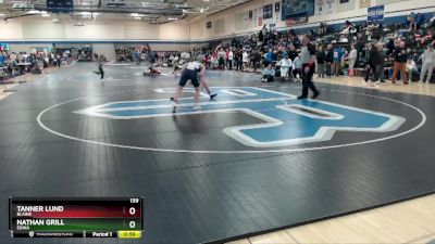 139 lbs Cons. Round 2 - Tanner Lund, Blaine vs Nathan Grill, Edina