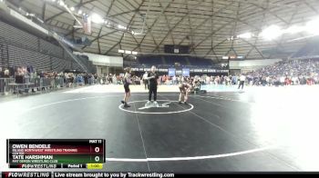 96 lbs Cons. Round 2 - Owen Bendele, Inland Northwest Wrestling Training Center vs Tate Harshman, Mat Demon Wrestling Club