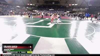 150 lbs Semifinal - Orlando Garcia, Yakima Valley Wrestling vs Mason Daily, Washington