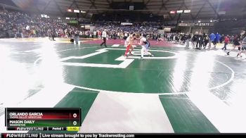 150 lbs Semifinal - Orlando Garcia, Yakima Valley Wrestling vs Mason Daily, Washington