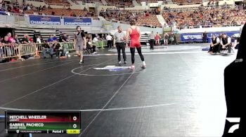 D1-165 lbs Semifinal - Gabriel Pacheco, Desert Ridge vs Mitchell Wheeler, Liberty