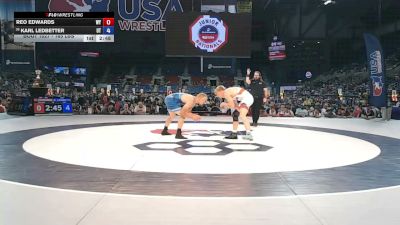 165 lbs Cons. Rd Of 128 - Reo Edwards, Wyoming vs Karl Ledbetter, Utah