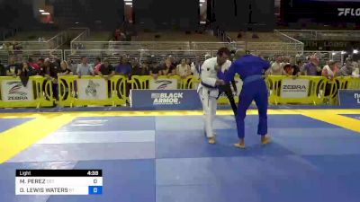 MICHAEL PEREZ vs DANNY LEWIS WATERS 2023 Pan Jiu Jitsu IBJJF Championship