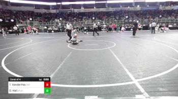 72 lbs Consi Of 4 - Trey VanderPas, East Kansas Eagles vs O.J. Hall, Jflo Trained