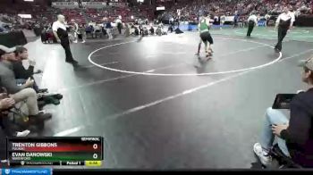 D1-182 lbs Semifinal - Trenton Gibbons, Pulaski vs Evan Danowski, Waterford