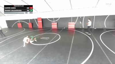 113 lbs Cons. Round 4 - Carter James, 5 Point Wrestling vs Ghandy Baldarrama, Upland High School