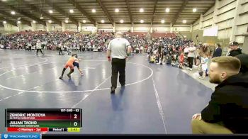 52 lbs Cons. Semi - Zendric Montoya, Olympus Wrestling vs Julian Taoho, Timpanogos Wrestling