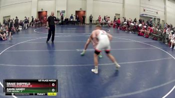 110 lbs Finals (8 Team) - Gavin Handy, Team Arizona vs Drake Sheffield, Oklahoma Elite Orange