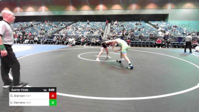 141 lbs Quarterfinal - Dimitri Alarcon, Western Wyoming vs Christian Herrera, UNATT-Wyoming