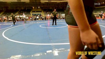 150 lbs 5th Place - Launa Cantrell, Unaffiliated vs Leolyn Karnowski, Wamego Wrestling Club