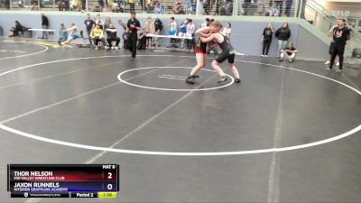 187 lbs 1st Place Match - Thor Nelson, Mid Valley Wrestling Club vs Jaxon Runnels, Interior Grappling Academy