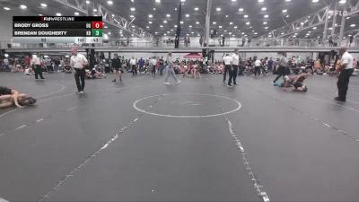 92 lbs Round 5 (10 Team) - Brendan Dougherty, Kraken Black vs Brody Gross, Ohio Gold