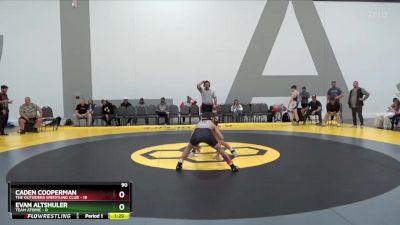 90 lbs Round 5 (6 Team) - Evan Altshuler, Team Atomic vs Caden Cooperman, The Outsiders Wrestling Club