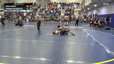107 lbs R-16 - Arav Pandey, Trinity Camp Hill vs Andrew Mlynarczyk, St. Edward-OH