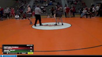 222 lbs Round 5 - Matthew Rundle, Hazel Green HS vs Drake Talley, Scottsboro
