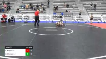 60 lbs Prelims - Colton Bryce, Virginia Hammers vs Hunter Meeker, Empire Wrestling Academy Elem