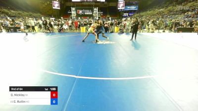 144 lbs Rnd Of 64 - Grady Nicklay, WI vs Colin Rutlin, MO