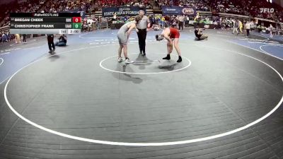 D 1 144 lbs Champ. Round 1 - Christopher Frank, East Ascension vs Bregan Cheek, Riverdale