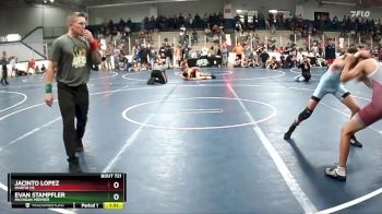 112 lbs Cons. Round 2 - Jacinto Lopez, Martin HS vs Evan Stampfler, Michigan Premier